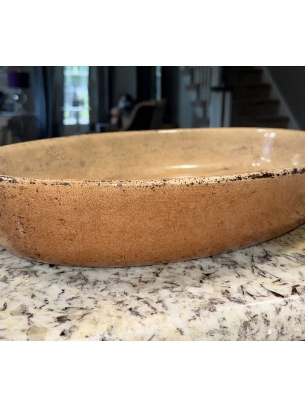 French Vintage Oval Terrine Baking Dish La Bourguignonne Emile Henry Stoneware
